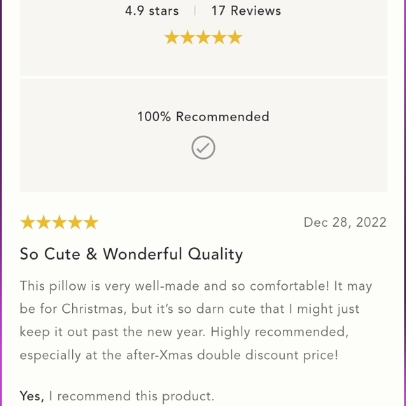 Anthropologie Season's Greetings Hooked Pillow- multi-colored - Picture 10 of 13